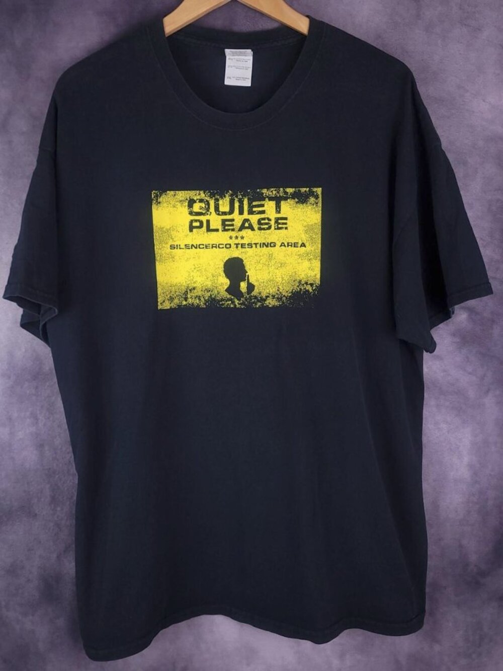 SilencerCo Quiet Please Testing Area firing range shirt